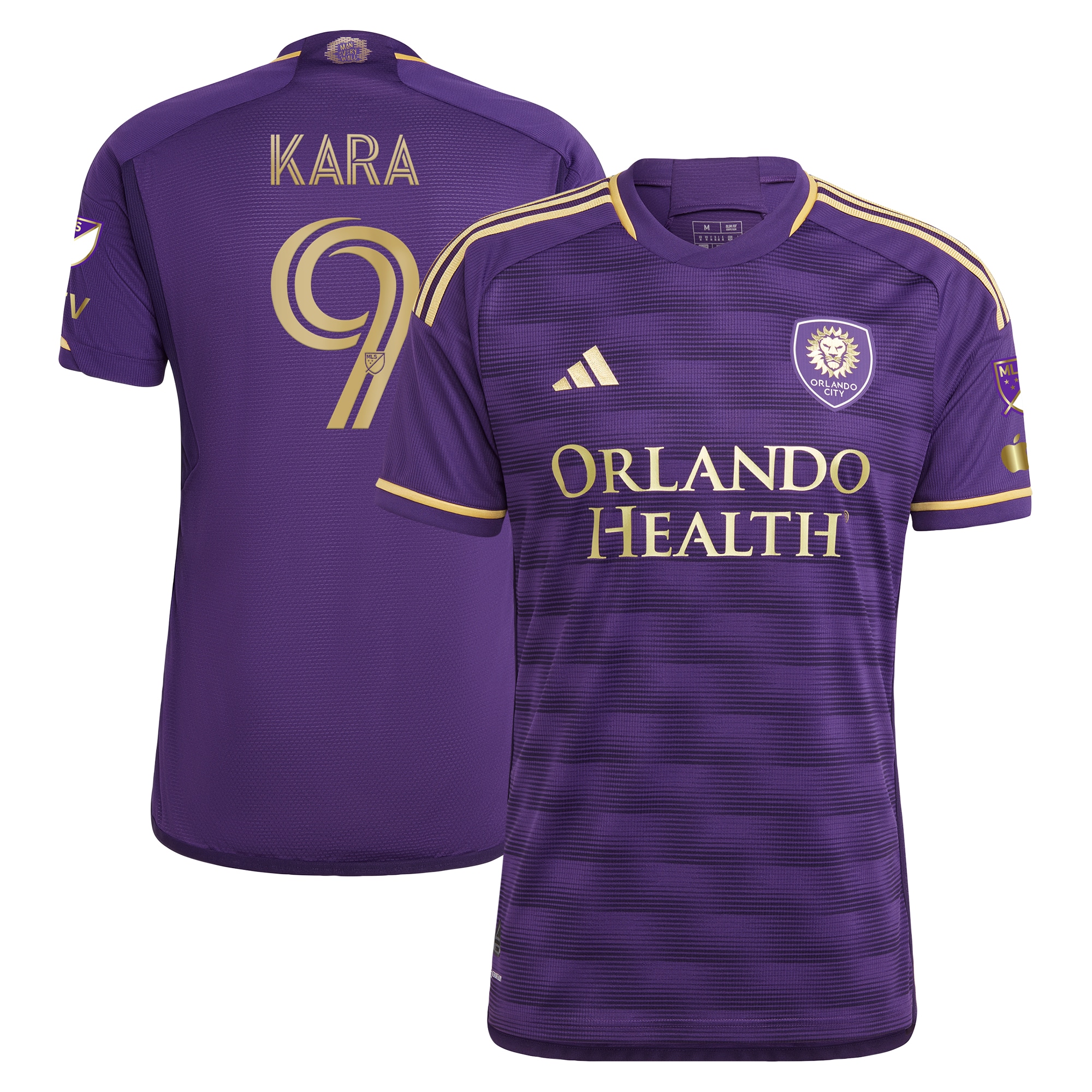 Ercan Kara Orlando City SC 2023 The Wall Kit Authentic Player Jersey – Purple