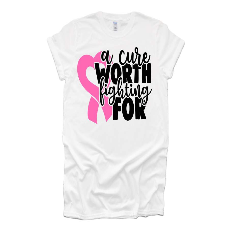 (A Cure Worth Fighting for) Breast Cancer Shirts