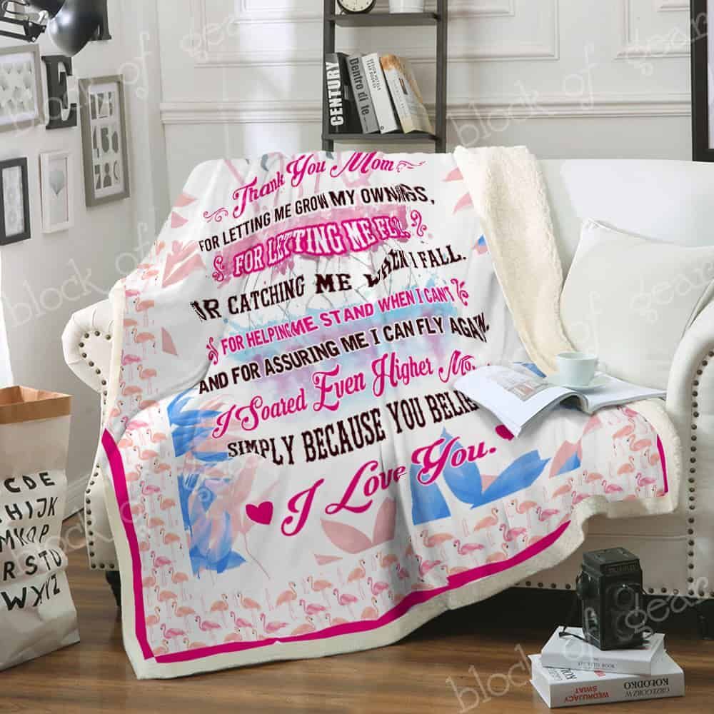 Thank You Mom Sofa Throw Blanket D304