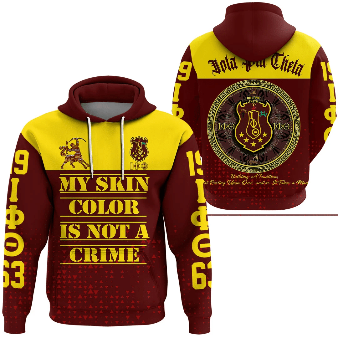 Wonderprint Hoodie Iota Phi Theta Hoodie Lt10