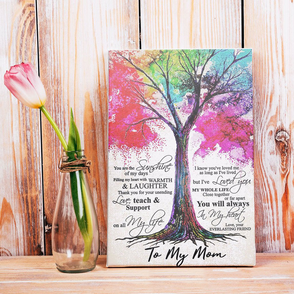 To My Mom Premium Wall Art Canvas – Mother’S Day Gifts