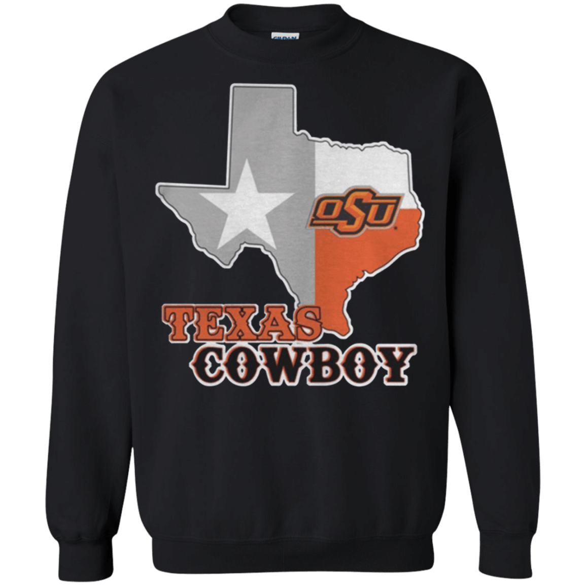 Oklahoma State Cowboys and Texas  Cowboys shirt Sweatshirt