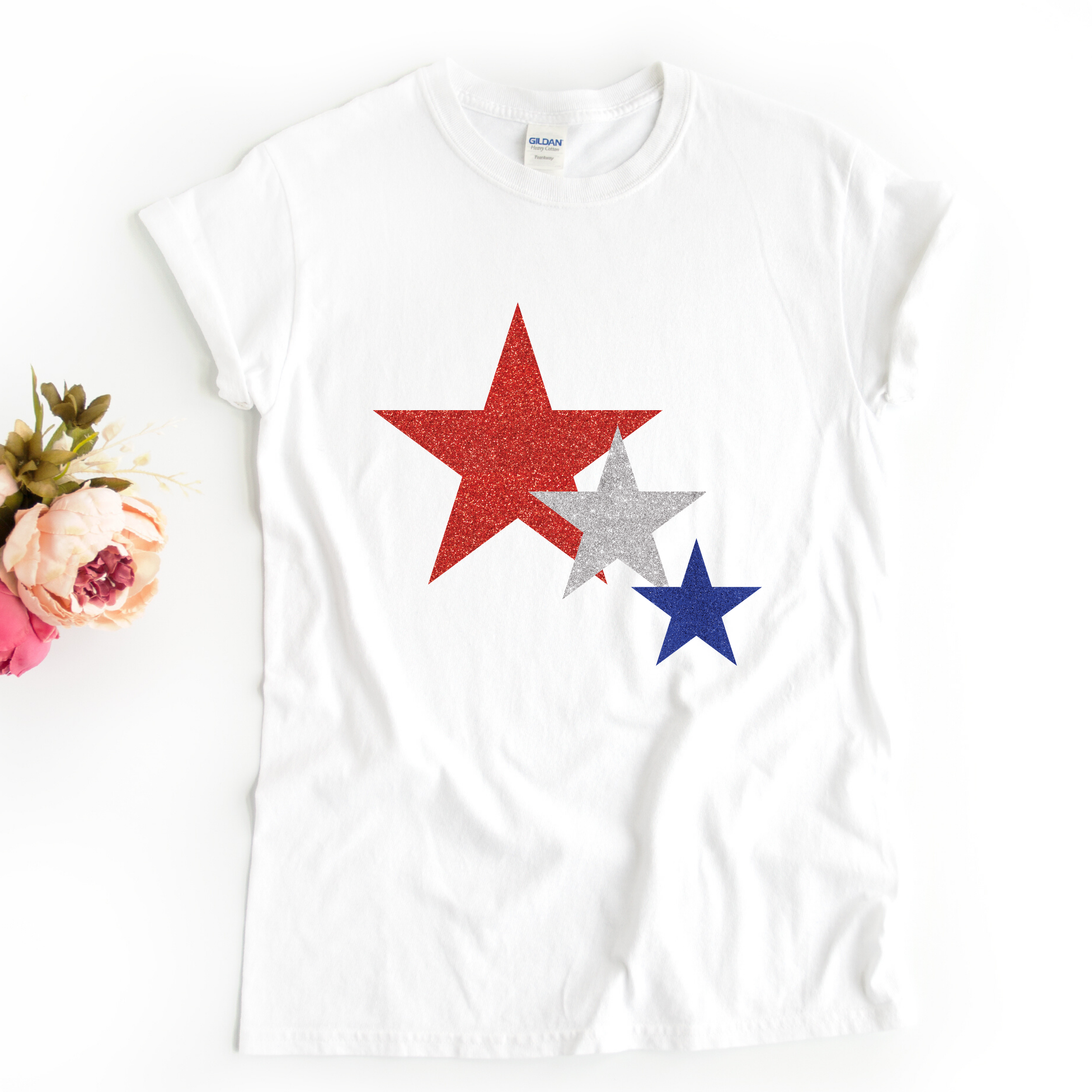 Three Stars Fourth Of July Shirt