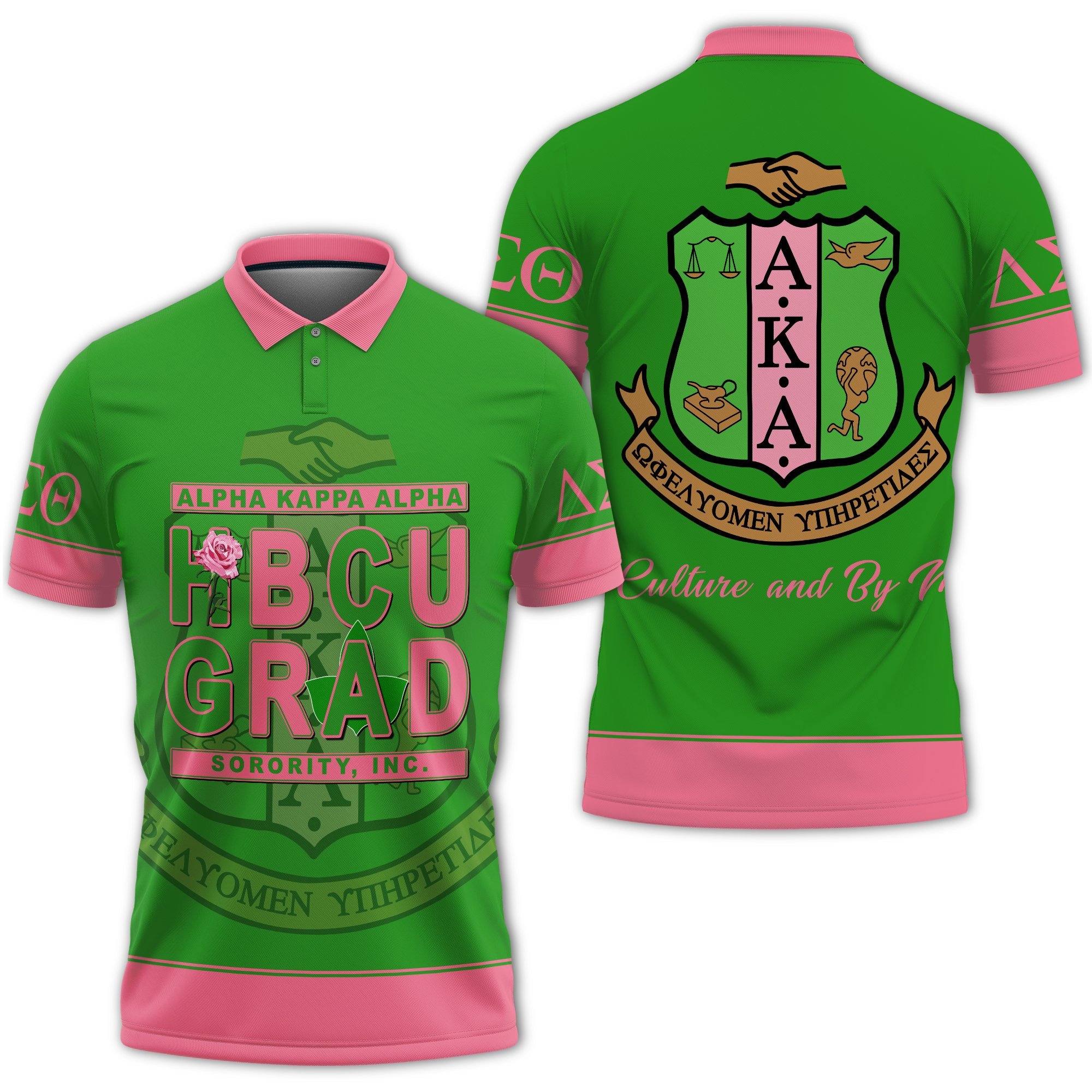 Masonstars Polo Shirt – Alpha Kappa Alpha Polo Shirt HBCU Style J1