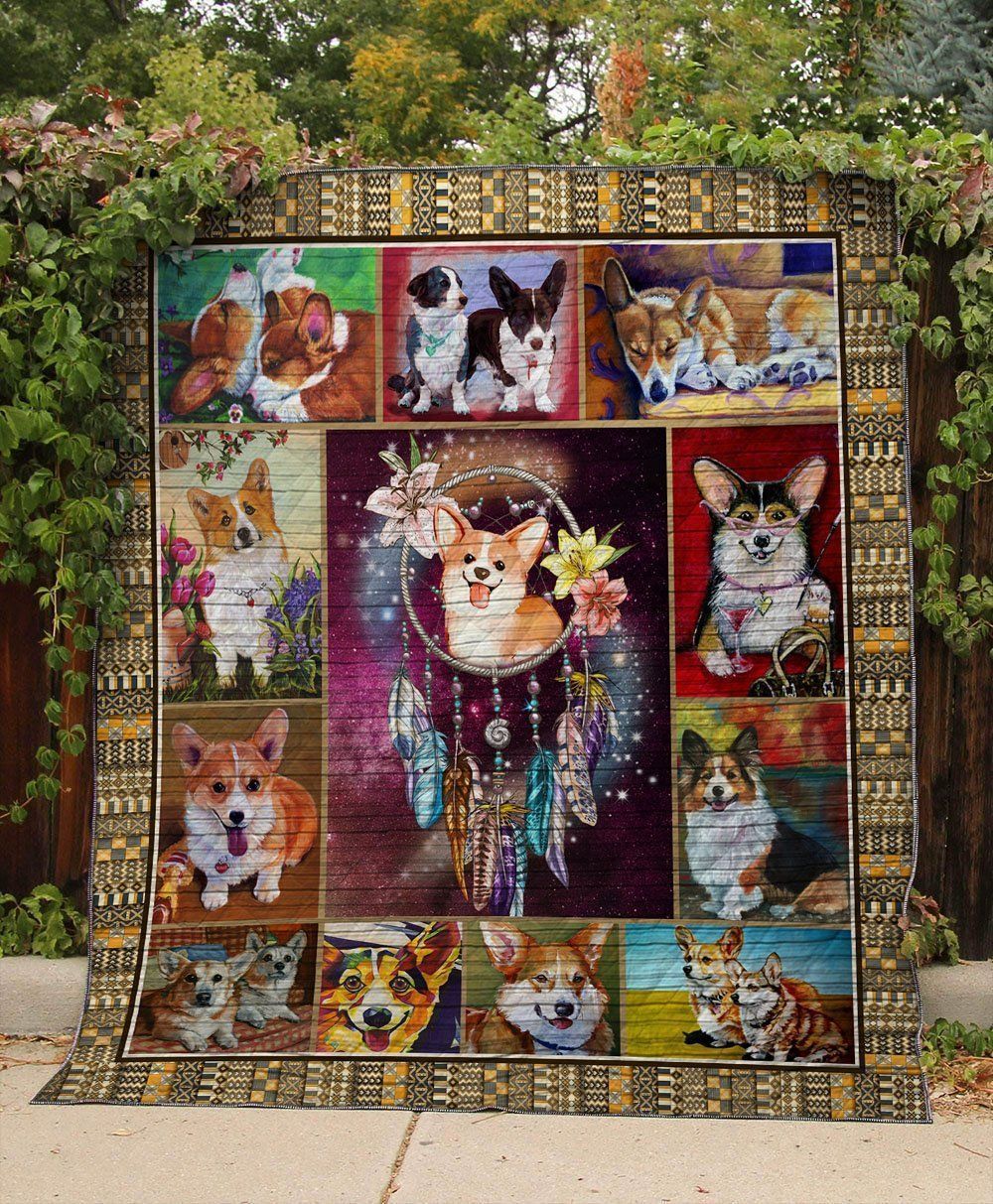 Corgi My Boss LF50 3D Customized Quilt