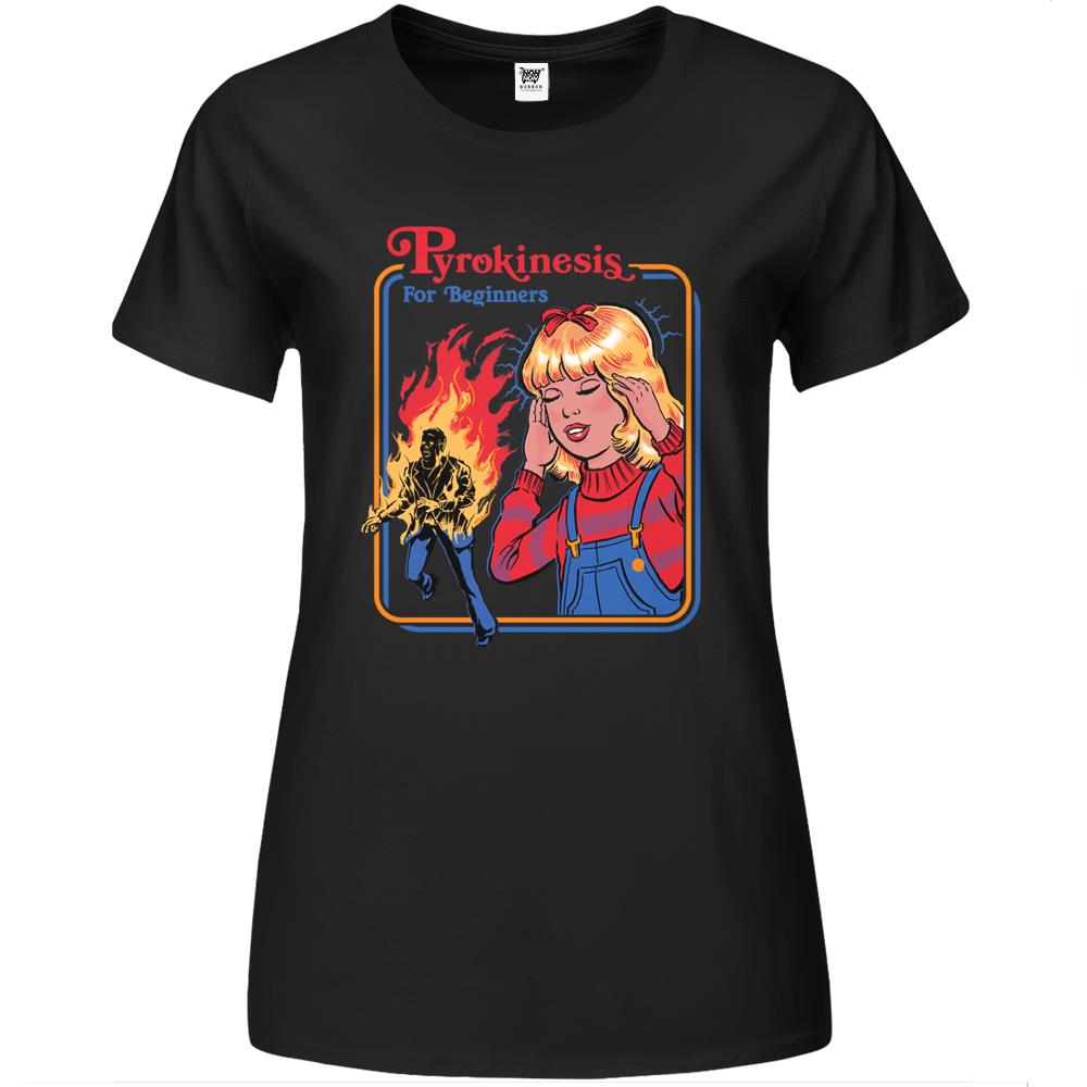 Pyrokinesis For Beginners Premium Womens T Shirts