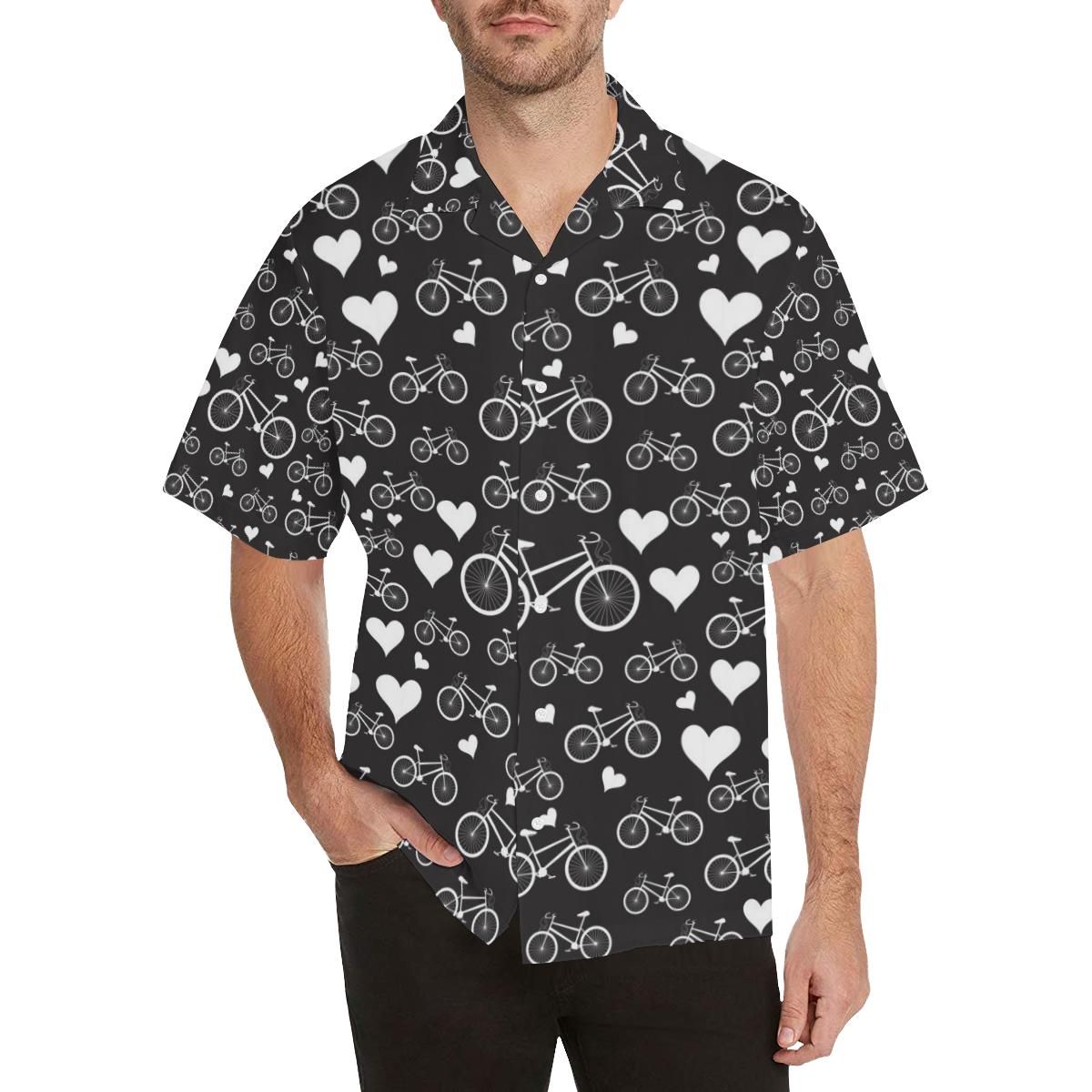 Bicycle Pattern Print Design 05 All Over Hawaii Shirt Ha65665