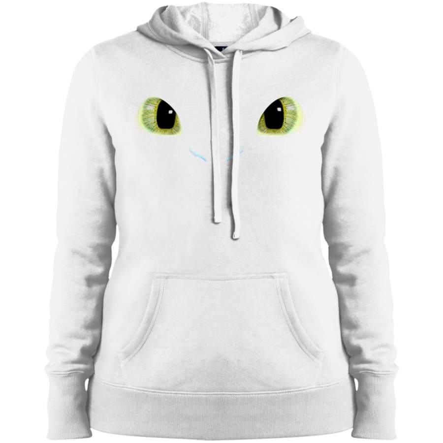 AGR Toothless fiery eyes Ladies’ Pullover Hooded Sweatshirt