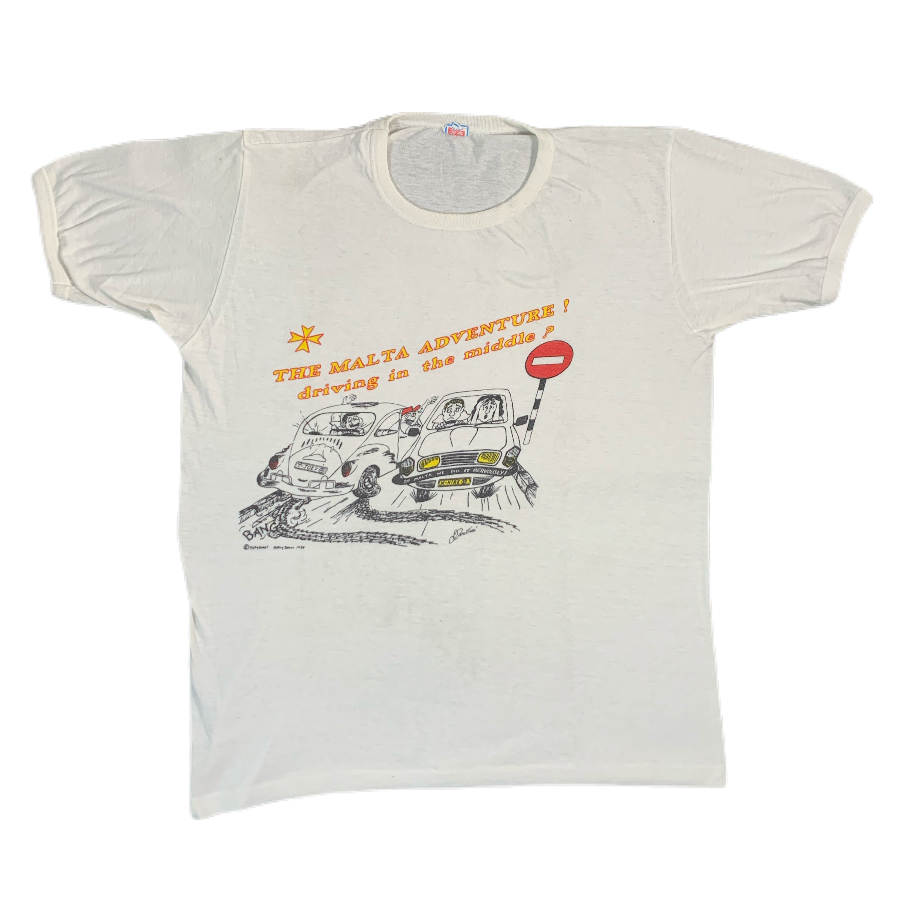 Vintage The Malta Adventure ”Driving” T-Shirt