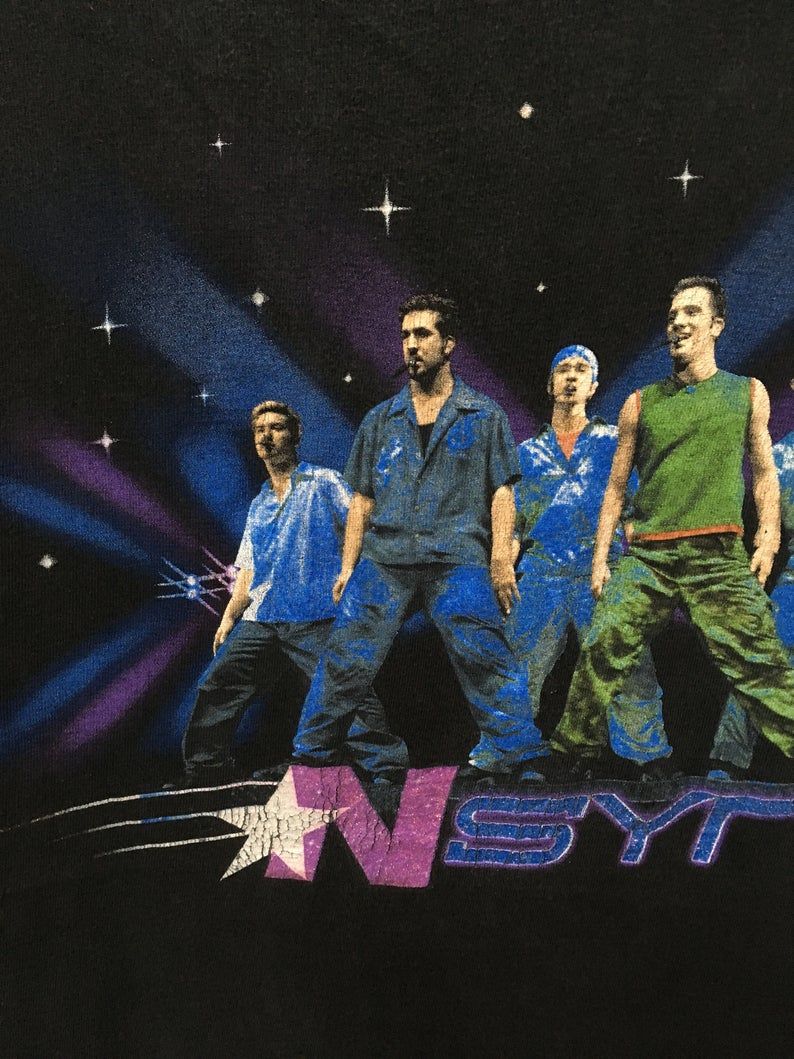 Vintage Nsync 2000 Boyband Pop Dance T shirt M 19 5 Clothing