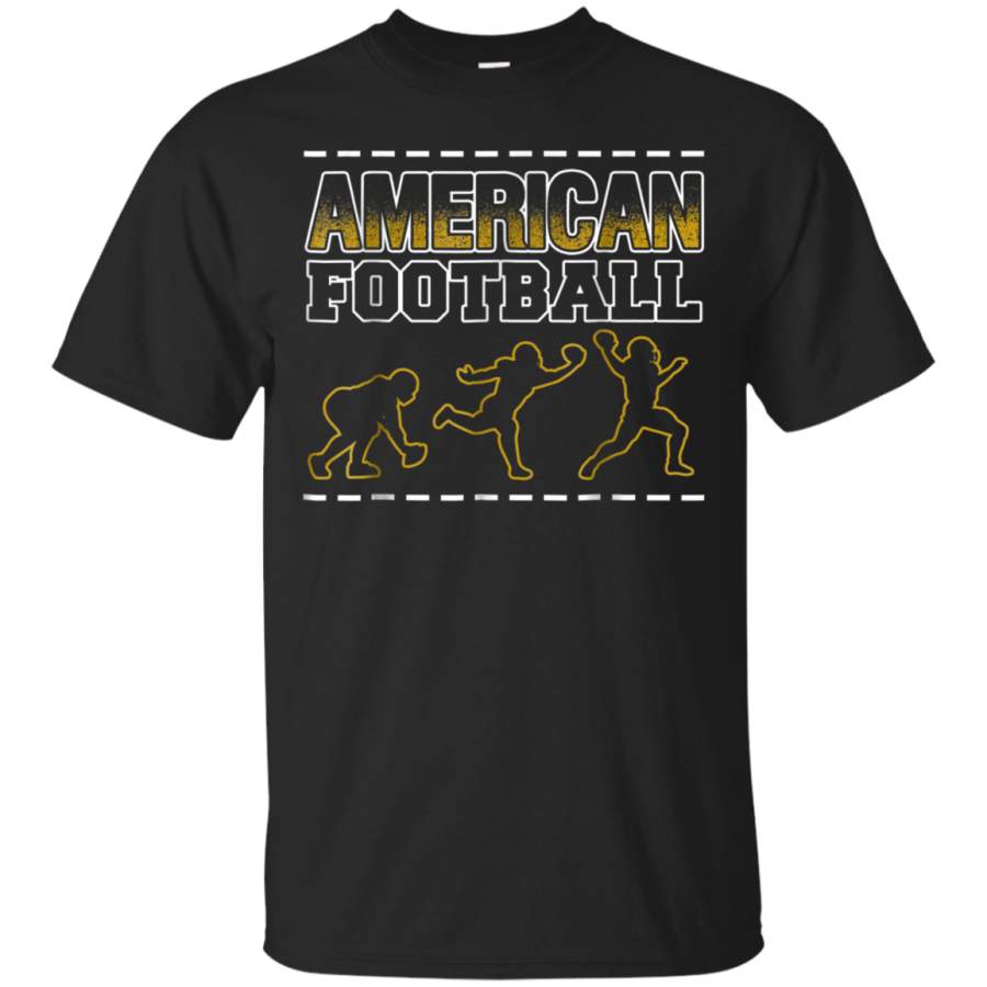 AGR American Football Players Silhouettes T-Shirt