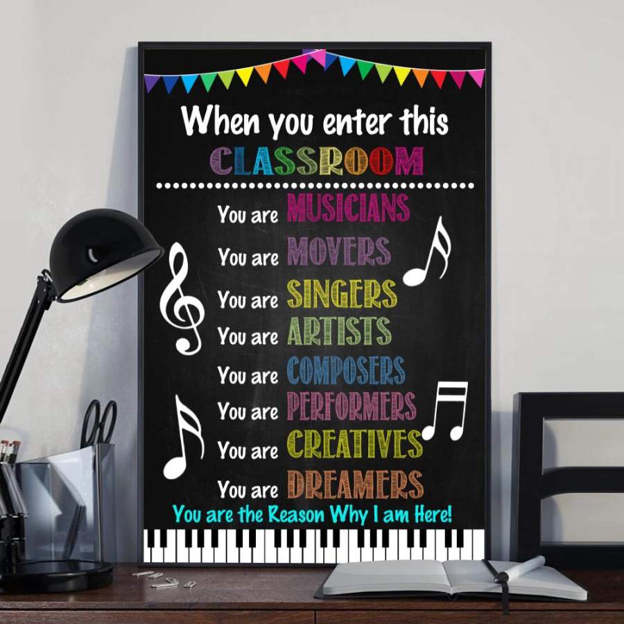 Music Teacher Classroom Poster