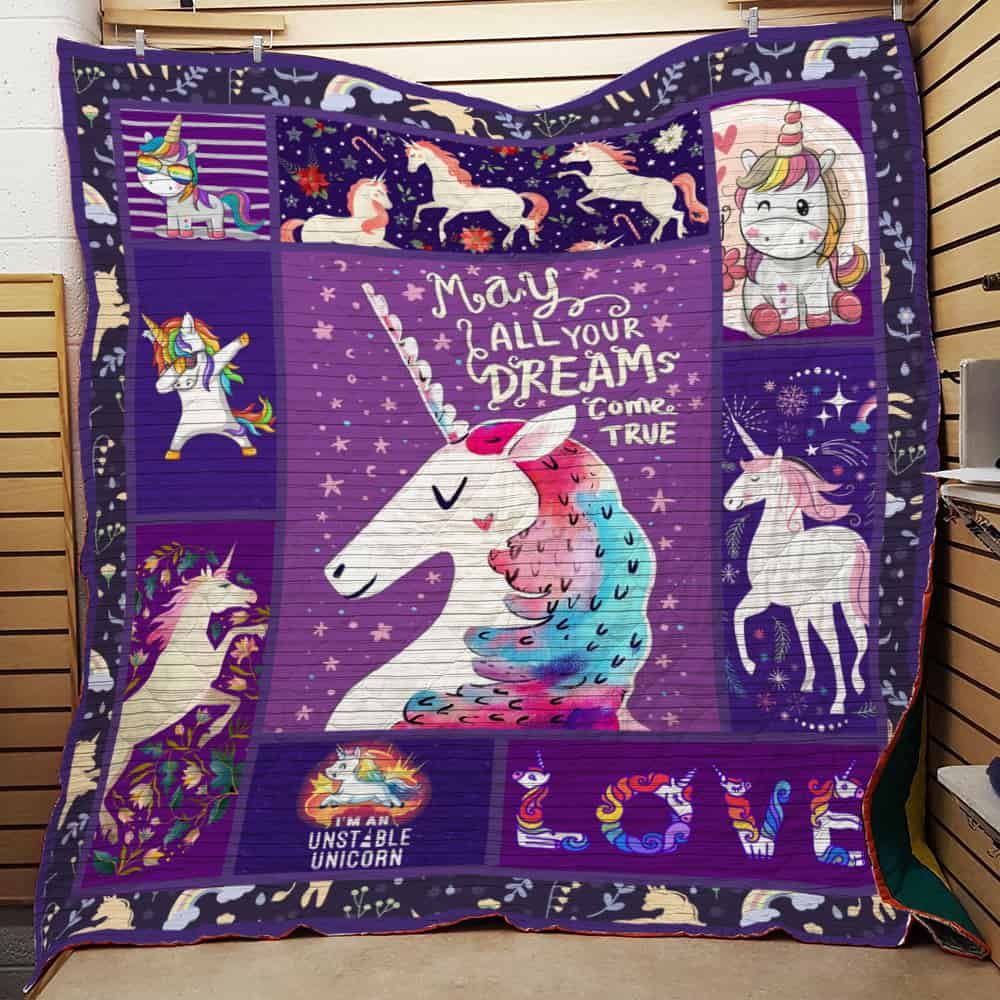 Unicorn 3D Quilt Blanket HGM1342