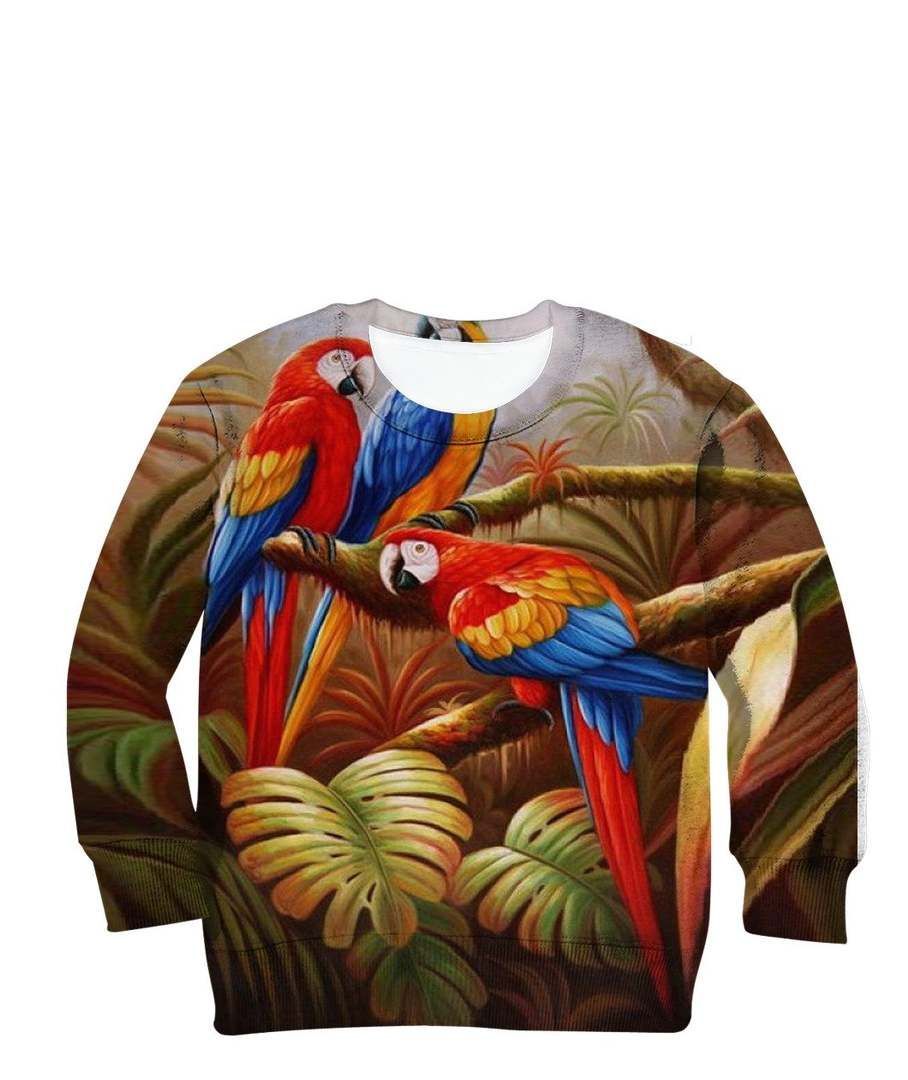 Parrots 3D Tee, Hoodie, Zip up, Sweatshirt #4