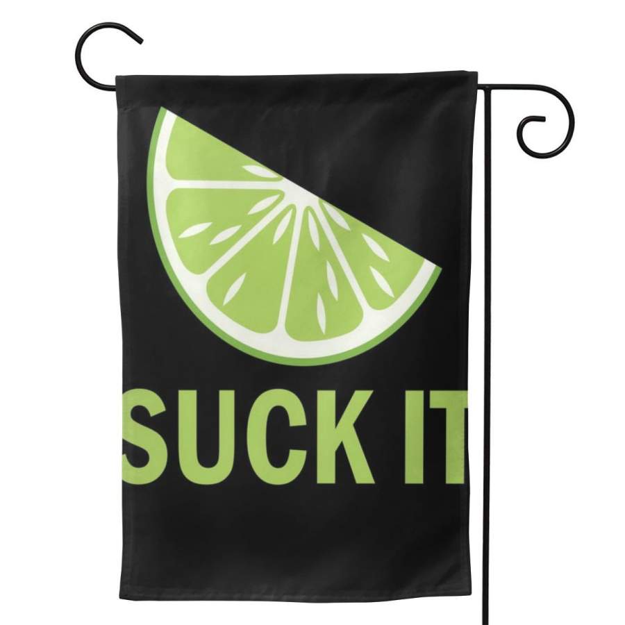 2 Pcs Garden Flag Suck It Funny Tequila Shot Horizontal Poster 12.5″x18″ -Mothers Day, Birthday Gifts for Mom, Dad, Wife, Husband, Daughters, Grandma, Friends