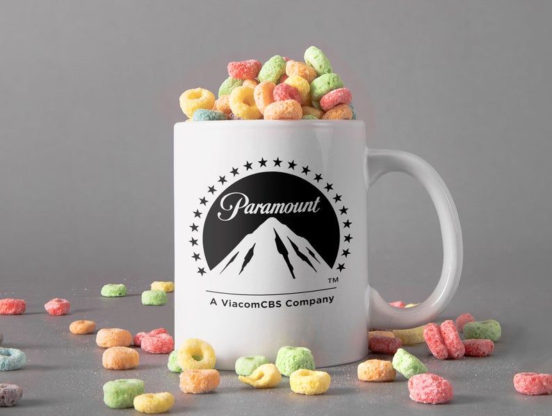 White Mug Paramount Pictures Logo Mug Paramount Lover Gift Retro Vintage Mug Premium Sublime Ceramic Coffee Mug H99