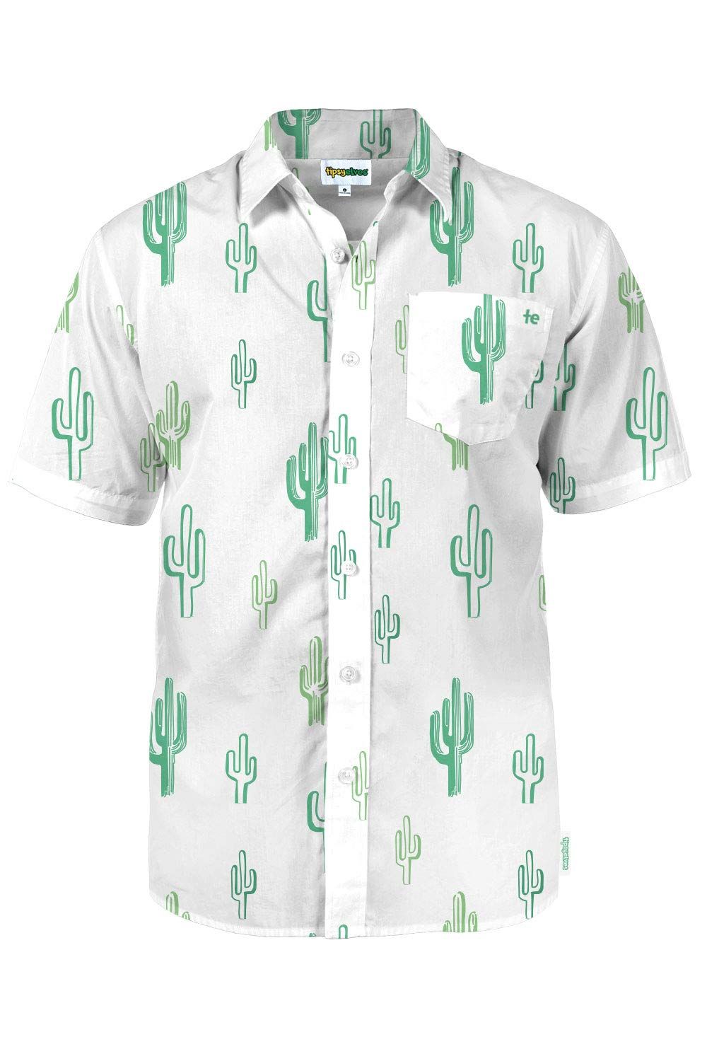 Catus White Green Unique Design Hawaii Shirt Ha1640