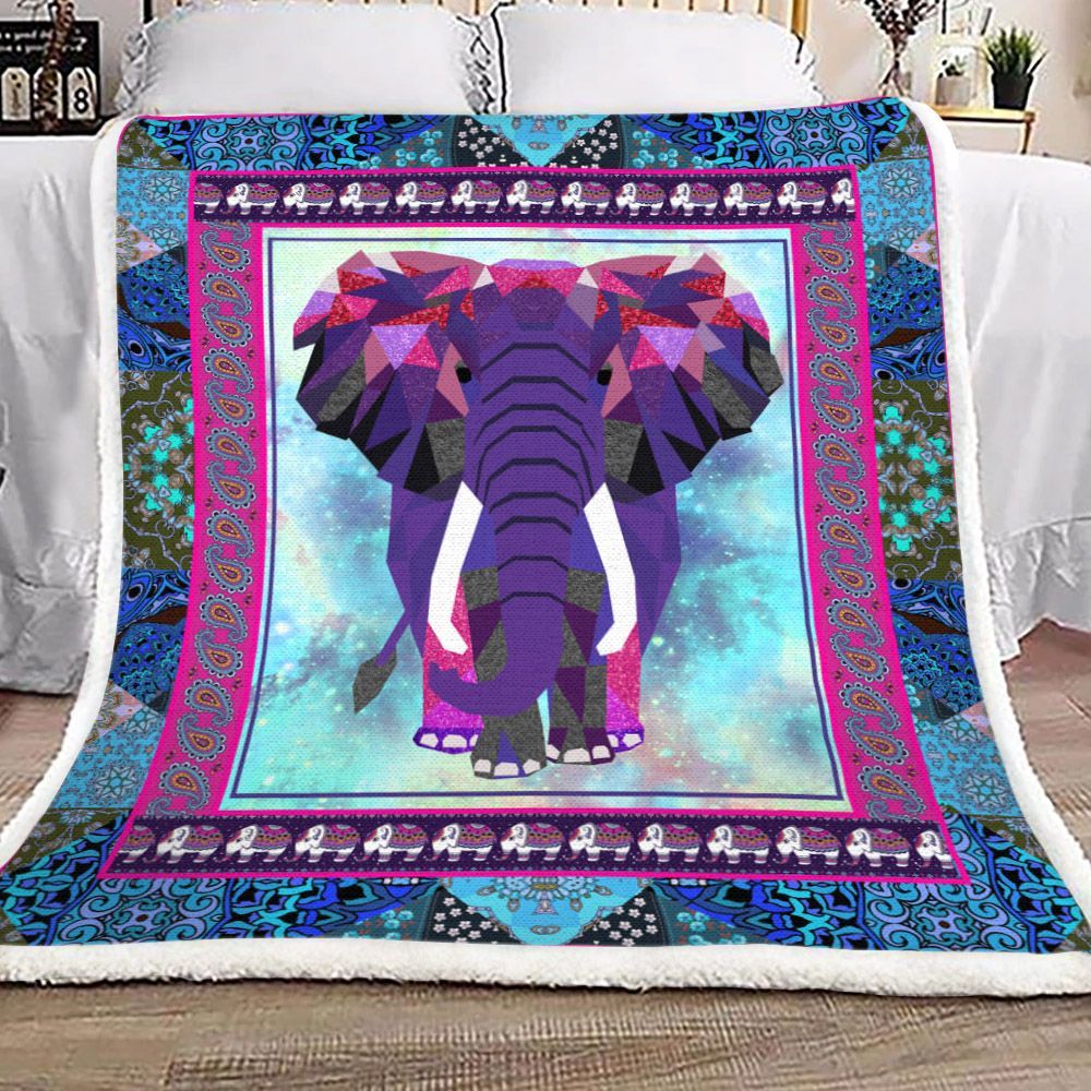 Elephant Yh25100574F Sherpa Fleece Blanket