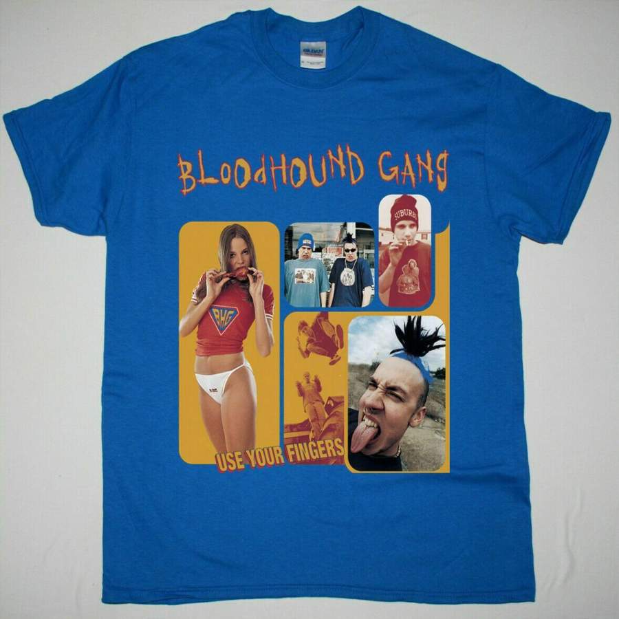 Vtg Bloodhound Gang Blue T-Shirt