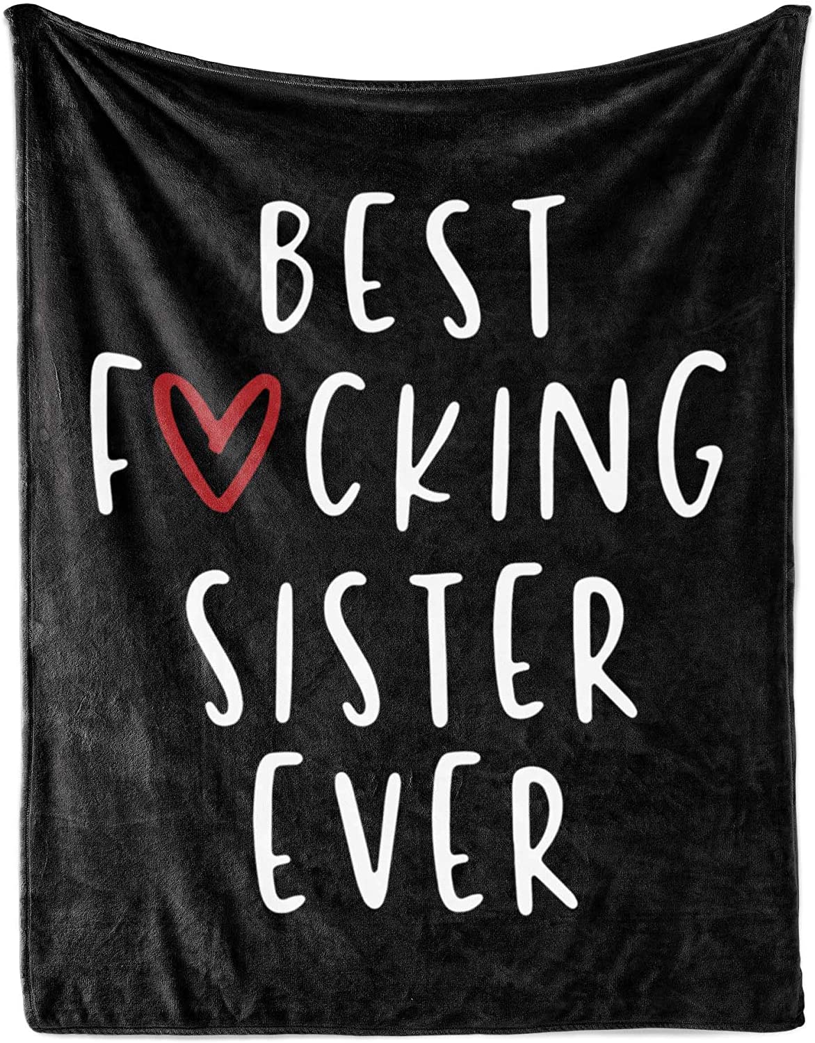 To My Sister Fleece Blanket Dear Sister Best Sister Ever, Gift For Bestie, Gift For Family, Gift For Friend, Home Decor Bedding Couch Sofa Soft And Comfy