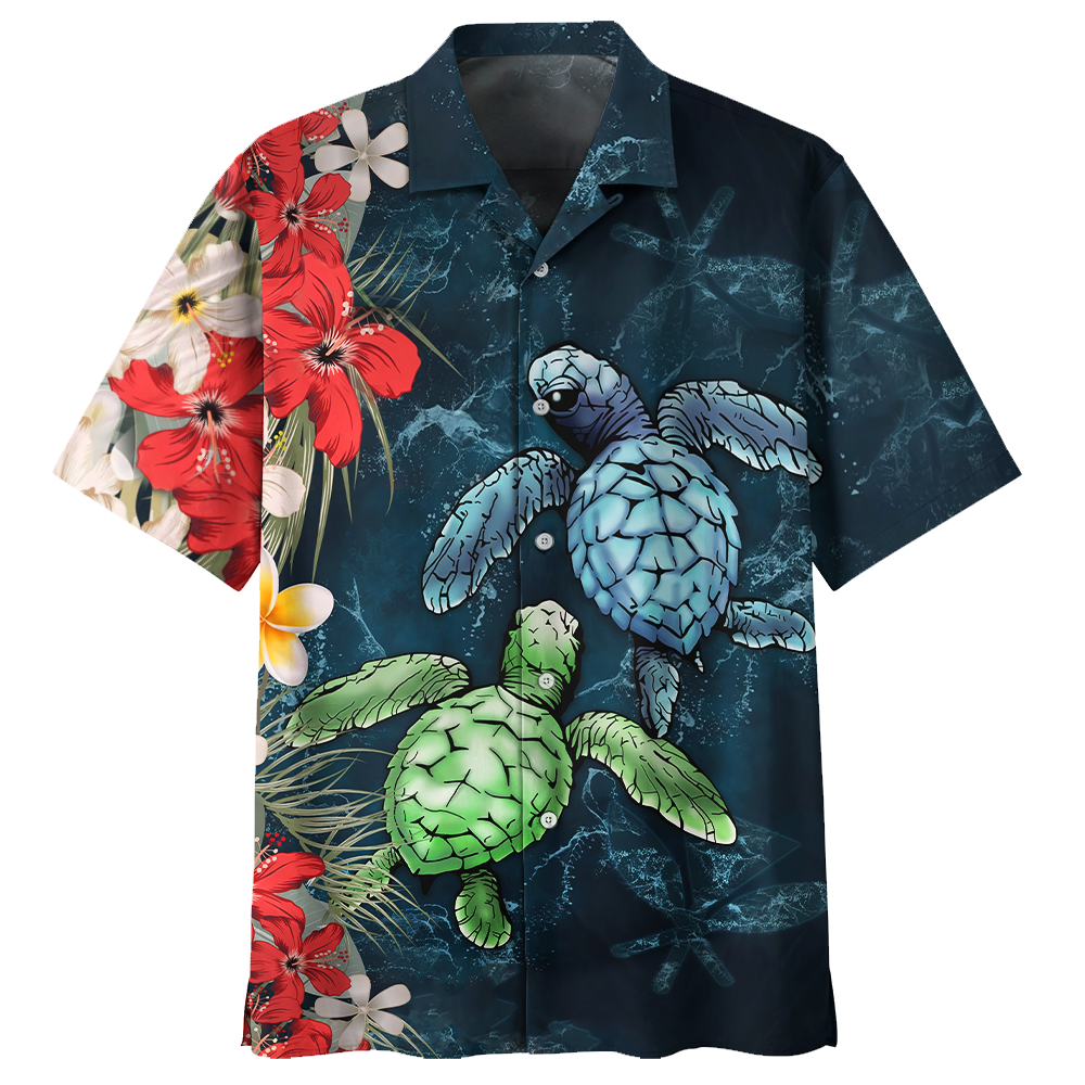 Turtle Hawaiian Shirt, Short