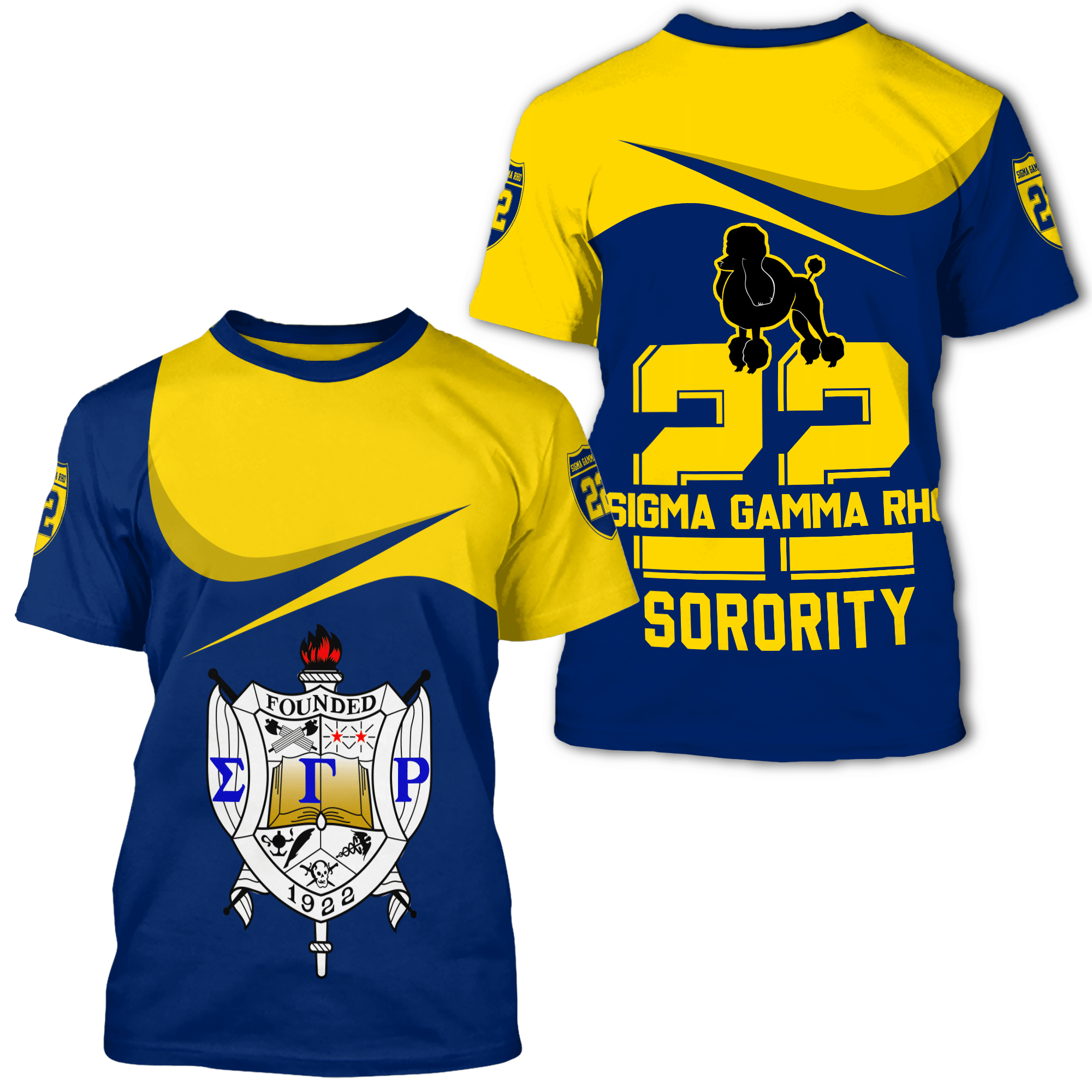 Wonder Print Shopt-Shirt – Sigma Gamma Rho Curve Style T-Shirt Lt10