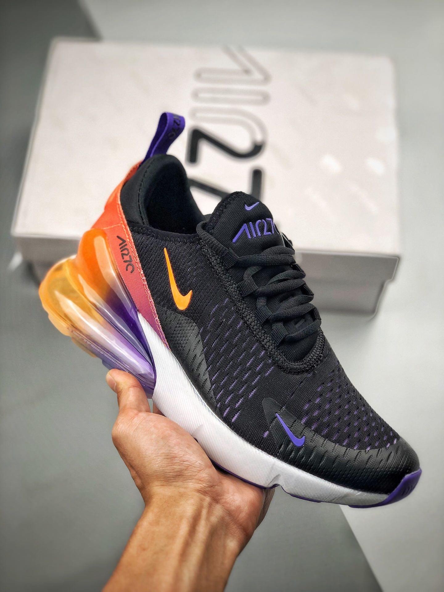 Nike Air Max 270 ‘Phoenix Suns’ Black Purple CN7077-081 5339844