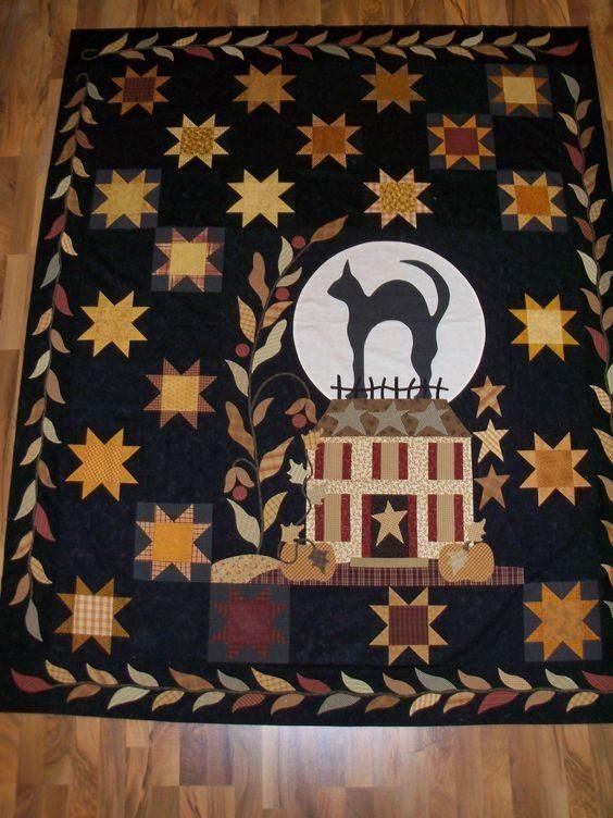 Cat Halloween Cla0710192Q Quilt Blanket