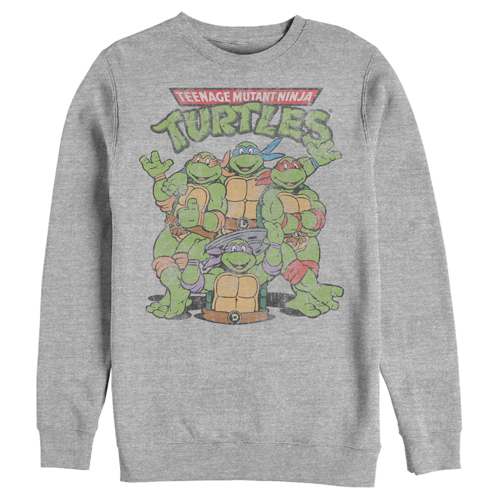 Teenage Mutant Ninja Turtles Men’S Best Friend Shot  Sweatshirt