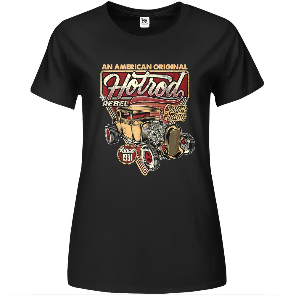 Vintage Hot Rod Old School Speed And Power Shirt For Men Premium Womens T Shirts