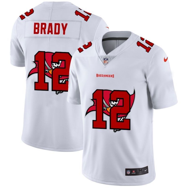 Tampa Bay Buccaneers Tom Brady #12 NFL 2020 White Jersey