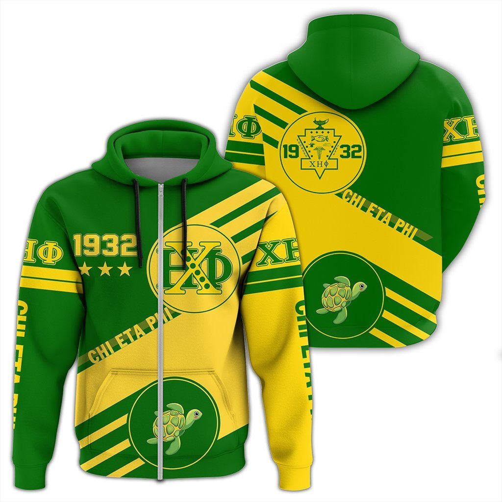 Greek Life Hoodie – Chi Eta Phi Swift Balls Zip Hoodie