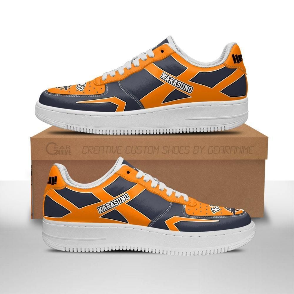 Haikyuu Karasuno High Uniform Haikyuu Air Force Shoes Sneakers Custom Anime
