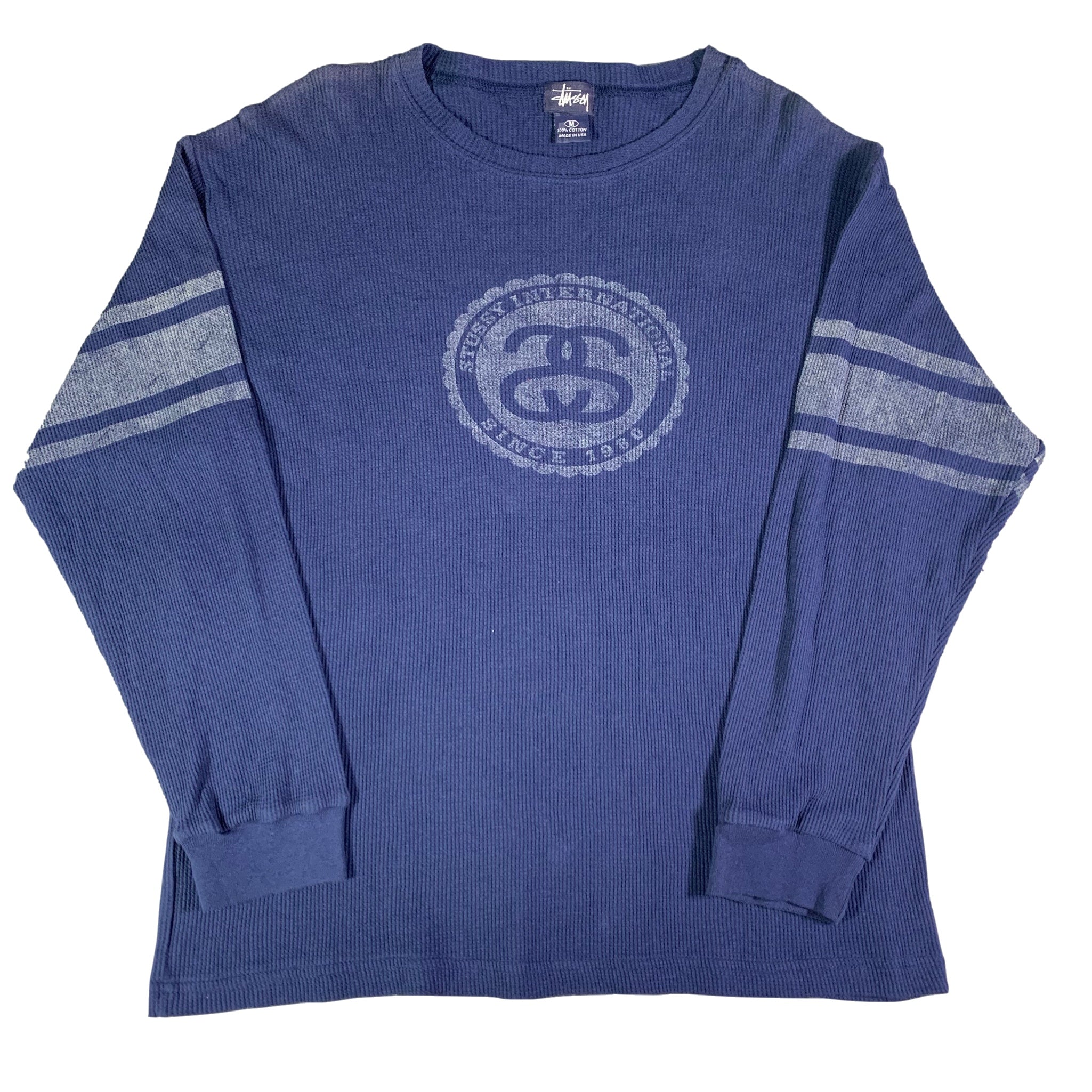 Vintage Stussy “Stussy International” Long Sleeve Thermal