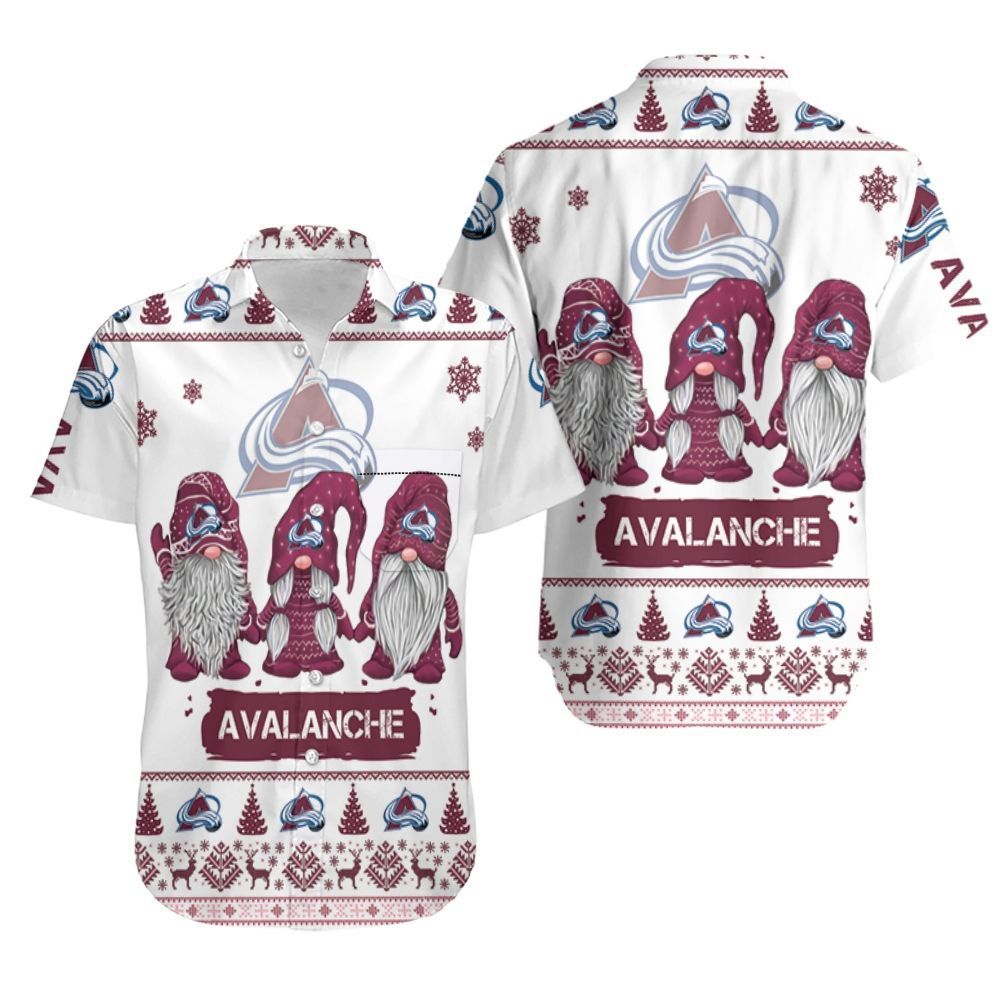 Christmas Gnomes Colorado Avalanche Ugly Sweatshirt Hawaii Shirt Ha59207