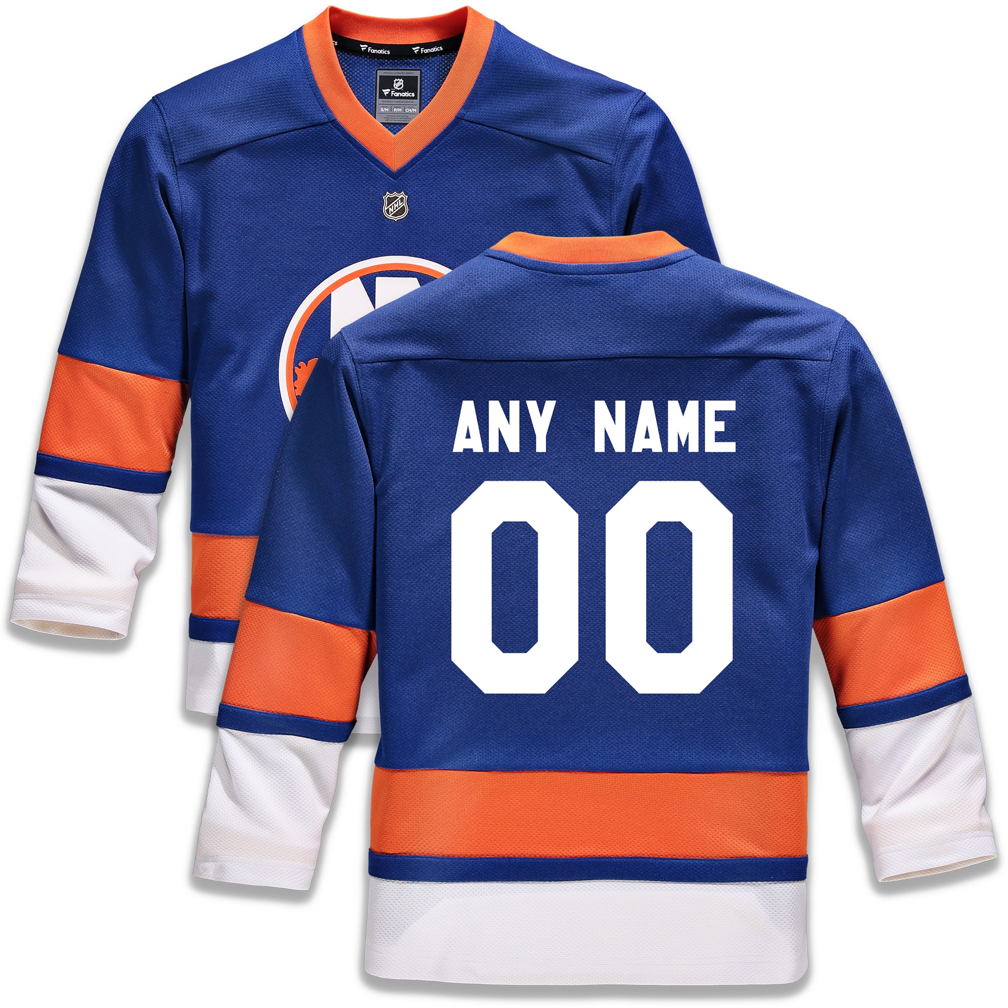 New York Islanders Branded Youth Home Replica Custom Jersey – Blue