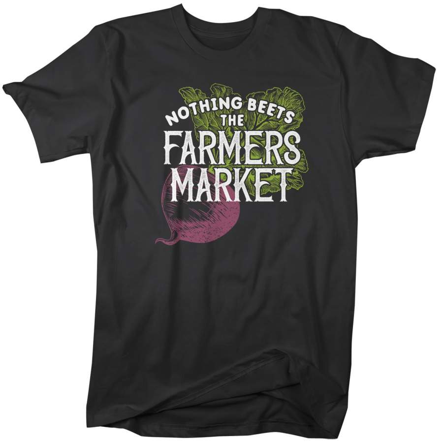 Men’s Funny Farmers Market T Shirt Nothing Beets The Farmers Market Shirts Beet Vintage Farmers Market Shirt