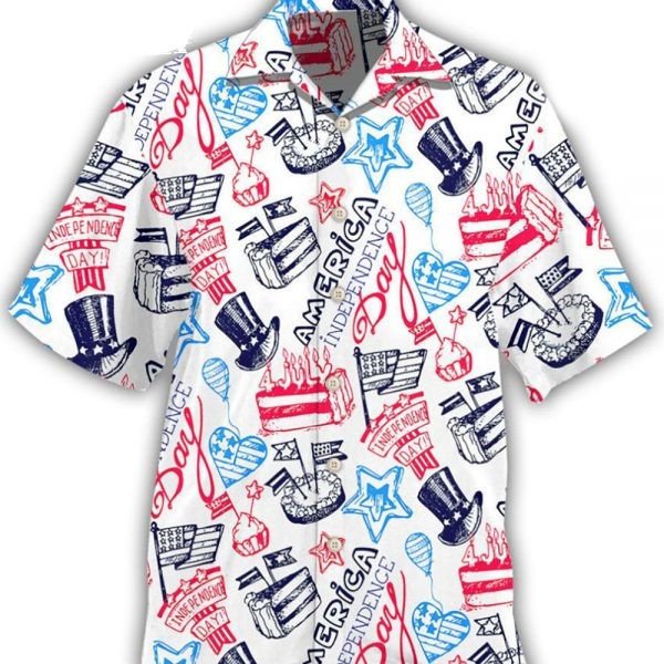 America Of July Us Independence Day Hawaii Shirt Ha48323