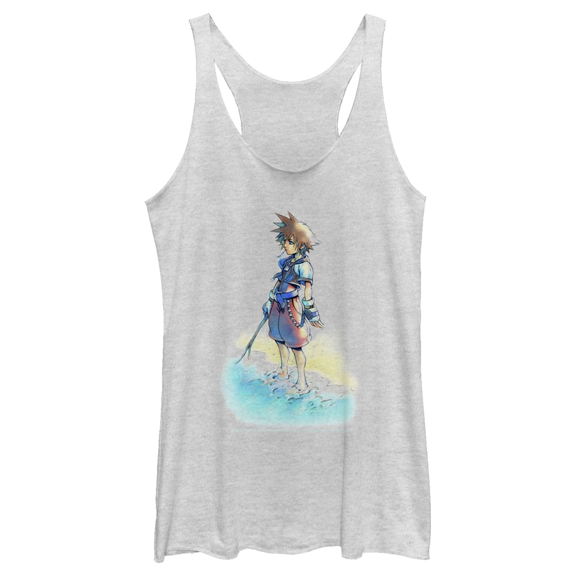 Women’S Kingdom Hearts 1 Hero By The Shore Racerback Tank Top