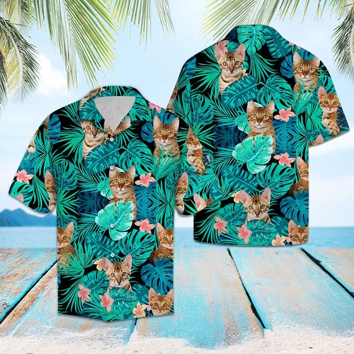 Tropical Bengal Hawaiian Shirt Summer Button Up For Men, Women, Couple