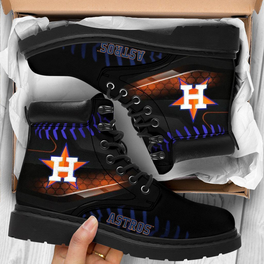 Houston Astros Boots – Premium Shoes/ Premium Leather Boots – Gift For Sports Lovers 281