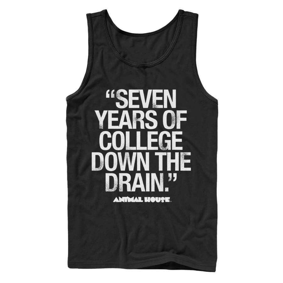 Animal House Men’s Bluto 7 Years Quote  Tank Top