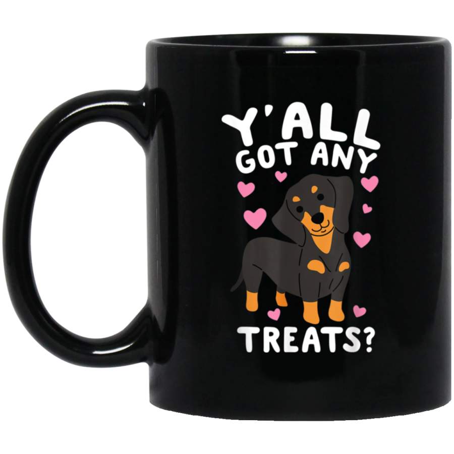 Dachshund Lover Puppy Dog Hearts Mug