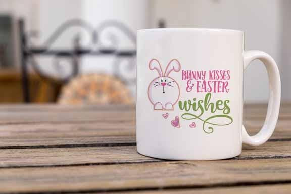 Bunny Kisses Easter Coffee Mug