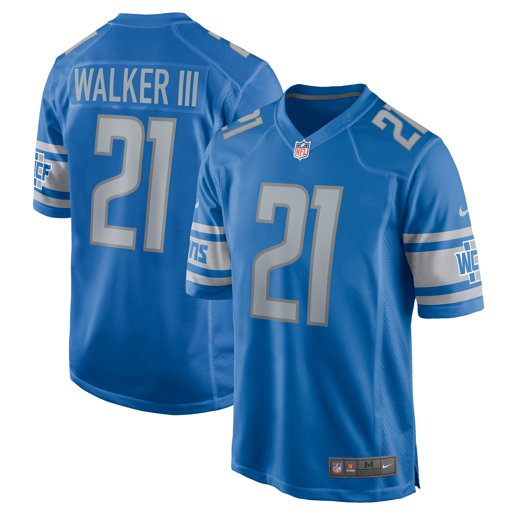 Tracy Walker Iii Detroit Lions Game Jersey – Blue NFL