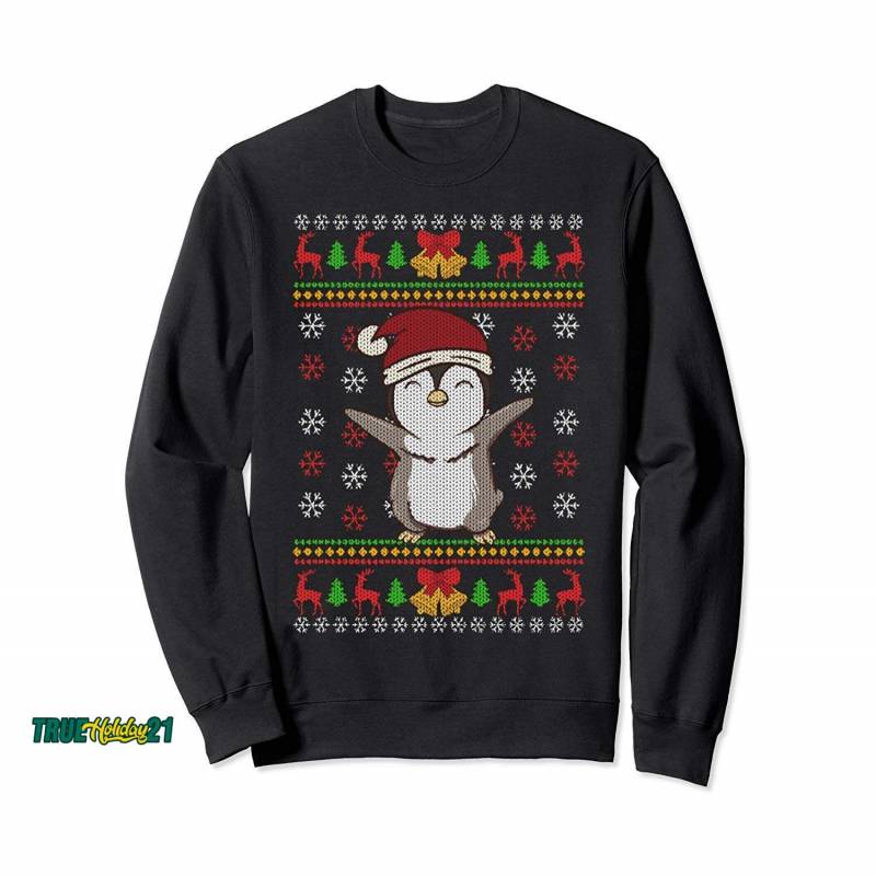 Penguin Ugly Christmas Sweater Gift Sweatshirt