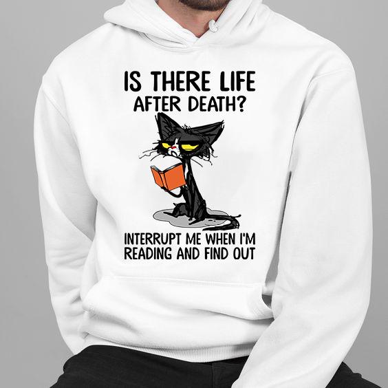 Is There Life After Death Interrupt Me When I’m Reading And Find Out Standard Hoodie