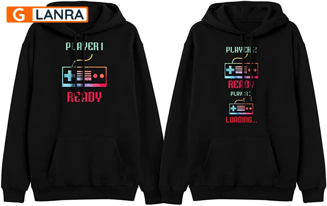 Player 1 Ready Player 2 Ready Player 3 Loading Hoodie, Gaming Couple Hoodie, Couple Hoodie, Video Game Hoodie, Husband Wife Unisex Sweater, Sweatshirt