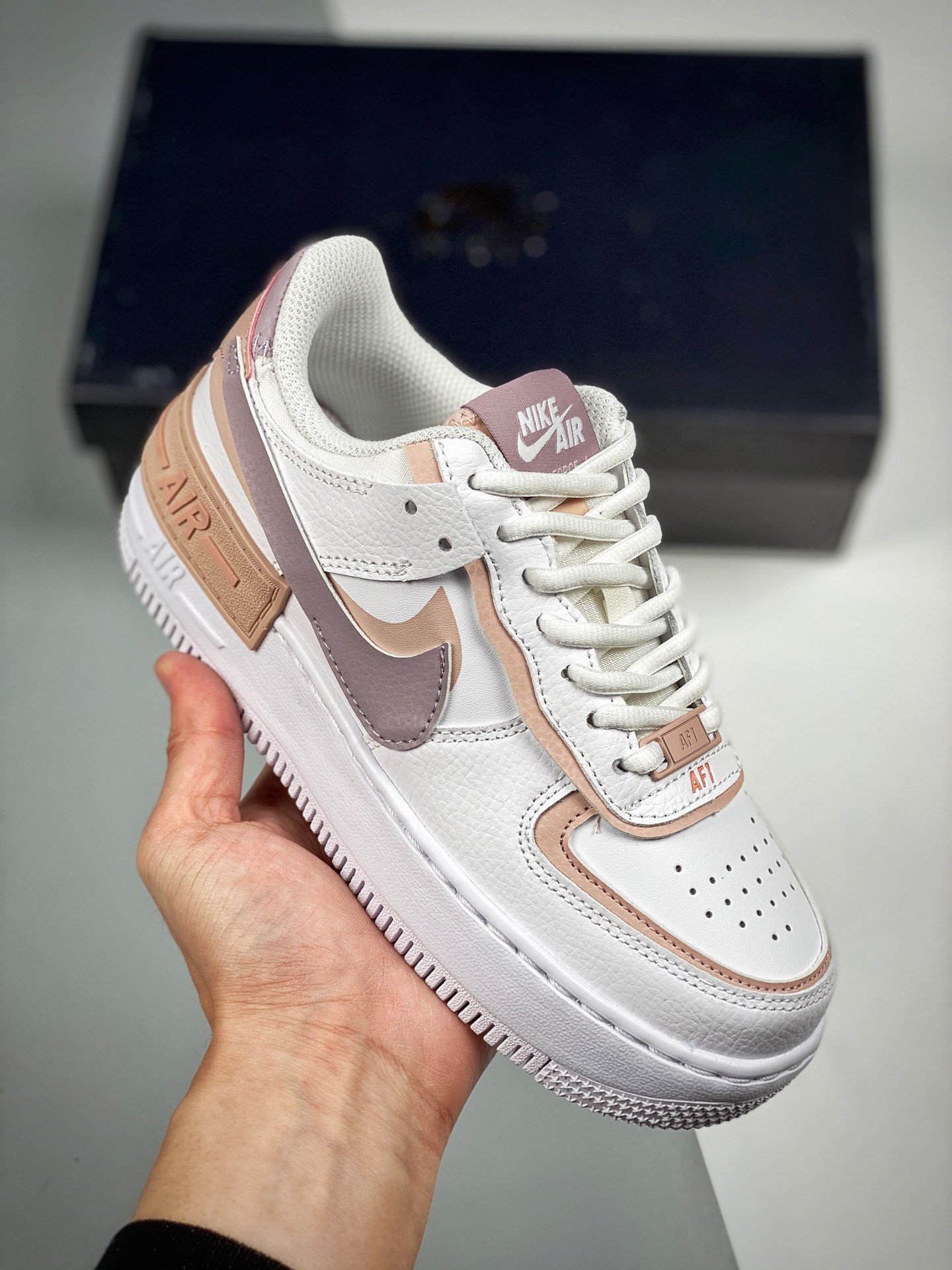 Nike Air Force 1 Shadow WhiteAmethyst Ash-Pink CI0919-113 5340002