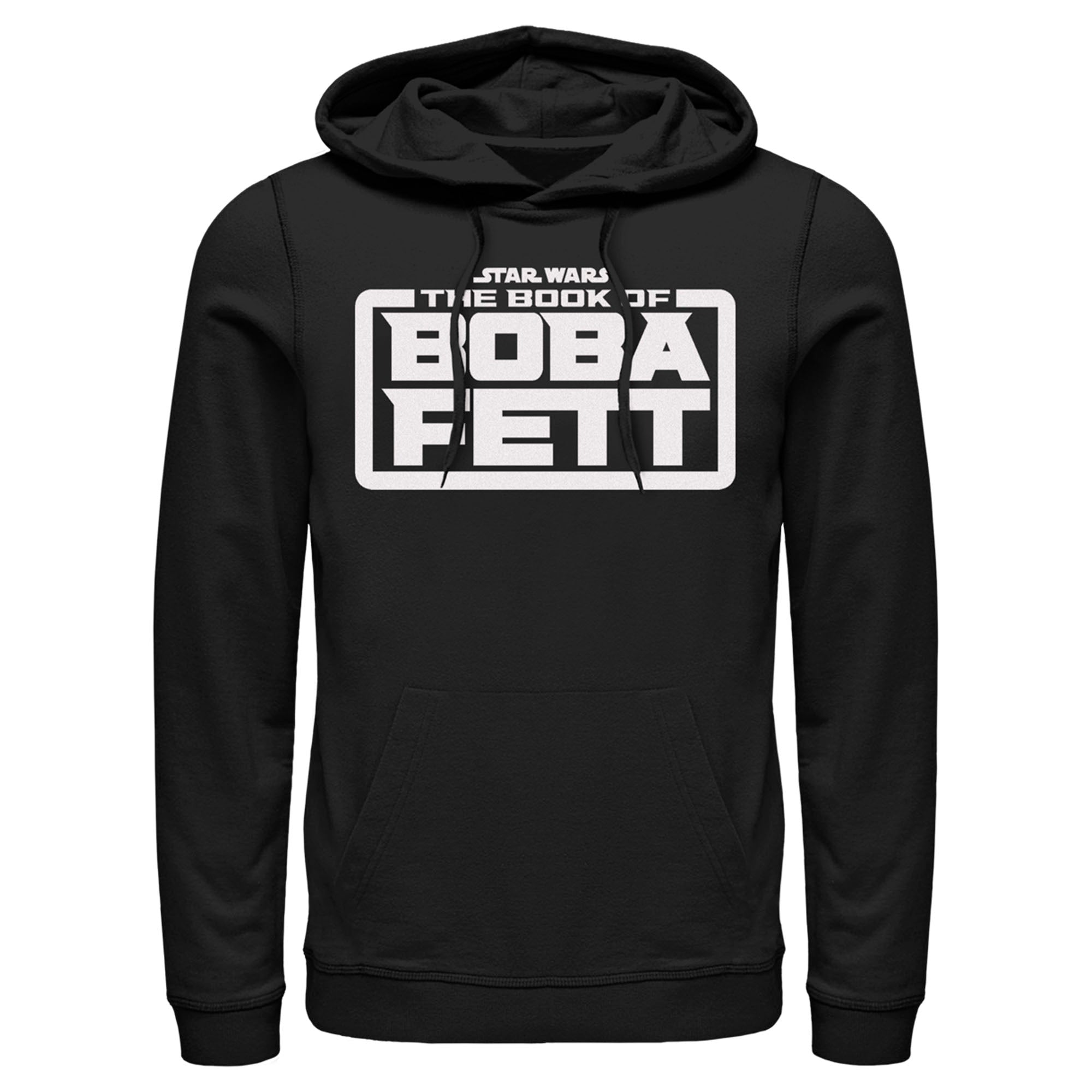 The Book Of Boba Fett Men’S White Logo  Pull Over Hoodie